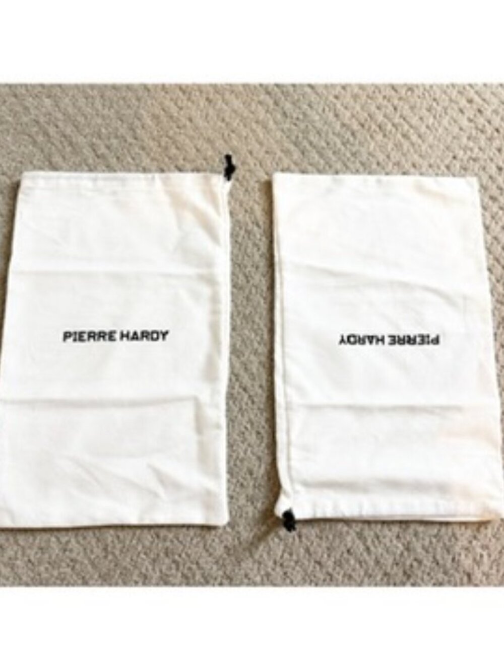 PIERRE HARDY 1 pair shoe Dust Bags 13.5x9